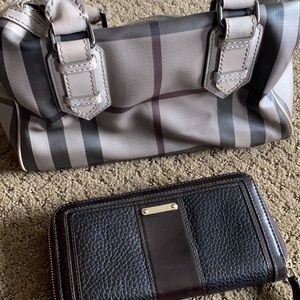 Burberry purse and wallet